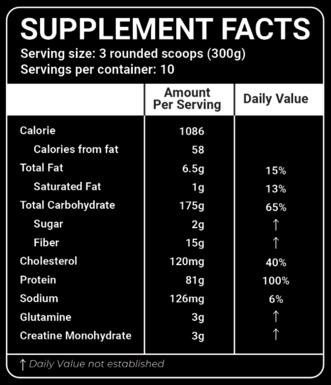 Mass Gainer – 3kg (Chocolate)