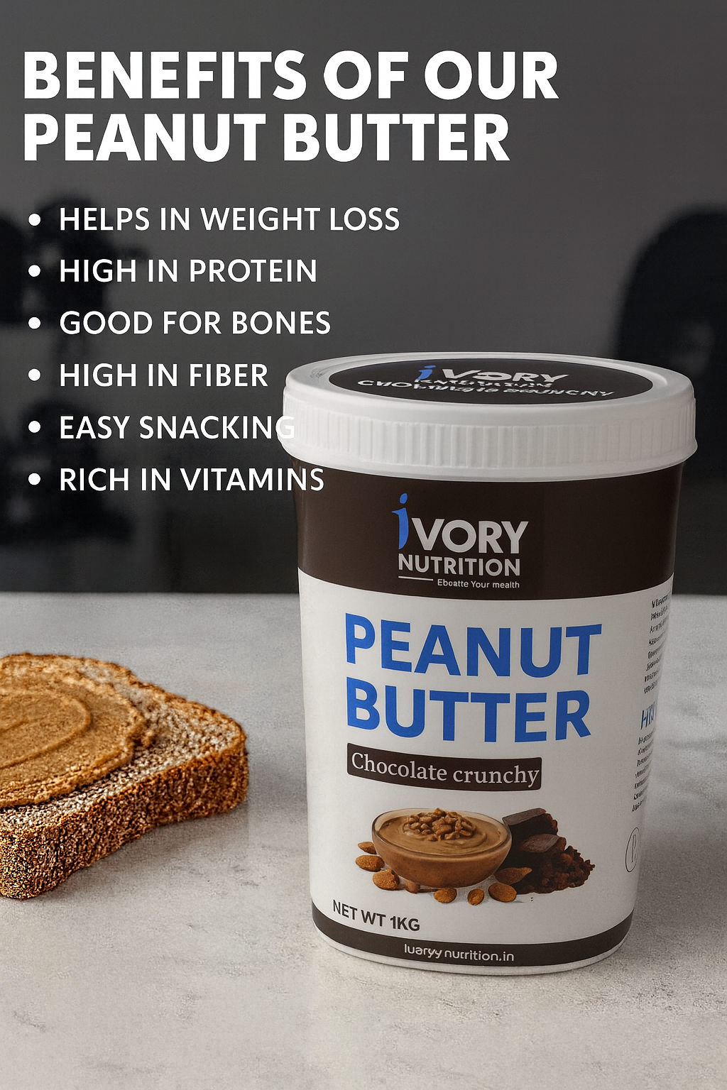 Ivory Nutrition Premium Chocolate Peanut Butter